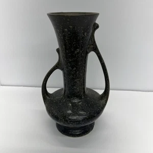 Vintage Brush McCoy #520 vaso verde doppio manico 10" - Foto 1 di 7