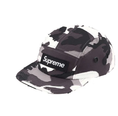 GORRA DE CAMPAMENTO SUPREME SS25 CAMUFLAJE EN CAPAS VERDE CAMUFLAJE NIEVE NEGRA Foto 1 de 4