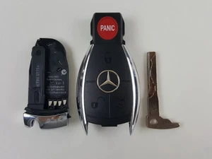 ORIGINAL SHELL MERCEDES BENZ OEM FOR SMART KEY NO ELECTRONICS CASE ONLY 4-BUTTON - Picture 1 of 12