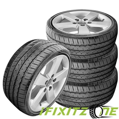 4 Lionhart LH-FIVE 235/50R19 103V Tires 40K Mileage, 320AA UTQG, Performance A/S Foto 1 de 4
