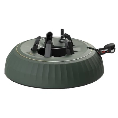 KRINNER X-12 Deluxe Christmas Tree Stand, Green - Pedal Setup for 12ft Trees - Image 1 of 4