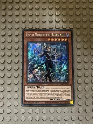 Arias the Labrynth Butler AGOV-EN017 1st Edition Secret Rare Yu-Gi-Oh! Spanish - Image 1 of 2