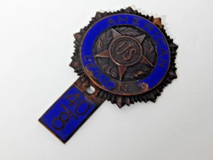 ANTIQUE VINTAGE AMERICAN LEGION 40-8 LICENSE PLATE TOPPER EXCELLENT - Picture 1 of 4