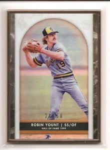Carta Robin Yount 2020 Topps Transcendent HOF Hall of Fame /50 Milwaukee Brewers - Foto 1 di 2
