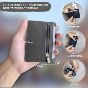Magic Wallet, Geldbörse mit Münzfach, Magischer Geldbeutel, Smart Wallet, - Bild 1 von 3
