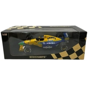 Modellino auto Minichamps 1/18 Benetton Ford B191 #19 1991 giallo blu F1 pressofuso JPN - Foto 1 di 5