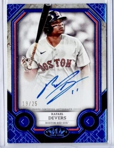Rafael Devers On Card Auto /25 2024 Topps Tier One Red Sox - Bild 1 von 1