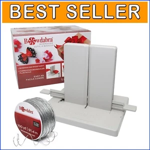 Elegant Bow & Favor Maker Duo with Silver Wire – Perfect for Gift Wrapping - Picture 1 of 3