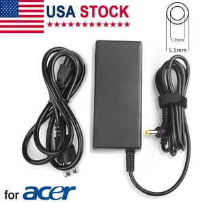 AC Power Adapter Charger & Cord 65W For Acer Aspire 3 A315-21-95KF A315-54 NEW - Picture 1 of 11