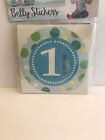 NEW BABY'S FIRST YEAR BELLY STICKERS 1-12 Months BABY Boy Blu/ Grn/ Yellow- New