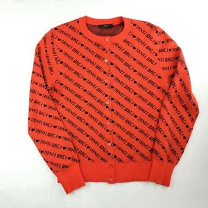J Crew Sweater Womens Small Red Baci Wool Blend Cardigan - Picture 1 of 7