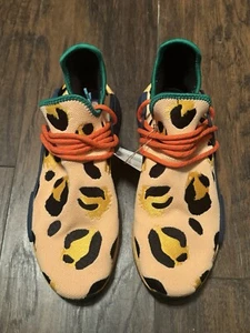 Pharrell x Adidas NMD Raza Humana Estampado Animal - Pulso Ámbar HP3221 Talla 10.5 - Imagen 1 de 9