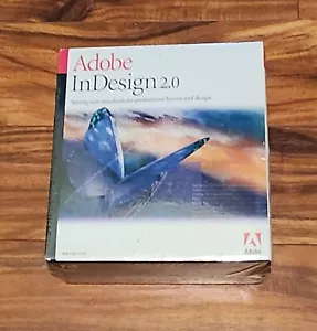 Adobe InDesign 2.0 Complete Software New In Box ~ Macintosh ~ Sealed - Picture 1 of 3