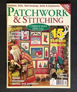 2005 Patchwork & Stitching Magazine Christmas Special Holiday Quilts Dolls Santa - Imagen 1 de 6