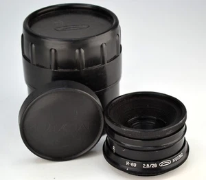SUPER RARE EDITION! SOVIET USSR PANCAKE INDUSTAR-69 LENS f2.8/28 M39 mount (2) - Picture 1 of 10