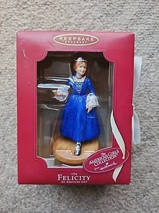 2002 Hallmark American Girl Felicity Ornament Excellant - Picture 1 of 6