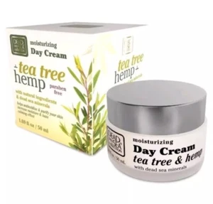 NEW/DEAD SEA Tea Tree+Hemp Moisturizing Day Cream skin hydration 1.69 oz - Picture 1 of 7