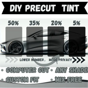 PreCut Window Film/Tint for Any Honda All Sides&Rear Any Shade% Window Glass - Picture 1 of 11