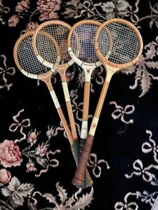 Vintage Slazenger, Sportscraft, & Bancroft Power Rackets. (4 Rackets) - Picture 1 of 1