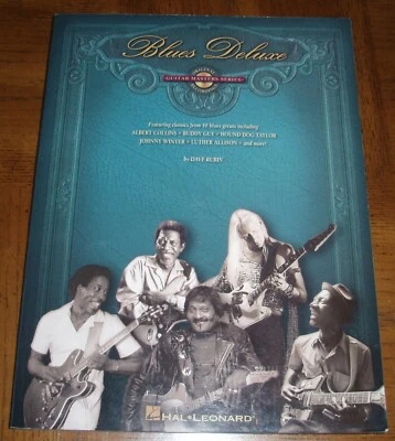 BLUES DELUXE - LIBRO DE MÚSICA - GRABACIONES ORIGINALES DE LA SERIE GUITAR MASTERS - CON CD Foto 1 de 3
