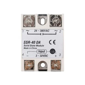 Modulo relè a stato solido SSR-40DA 40A, 3-32V DC a 24-380 V AC. - Foto 1 di 2
