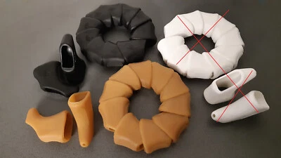 CAMPAGNOLO Eroica Vintage NOS - A Paar GUMMI BREMSHEBEL HAUBEN - Paraleve