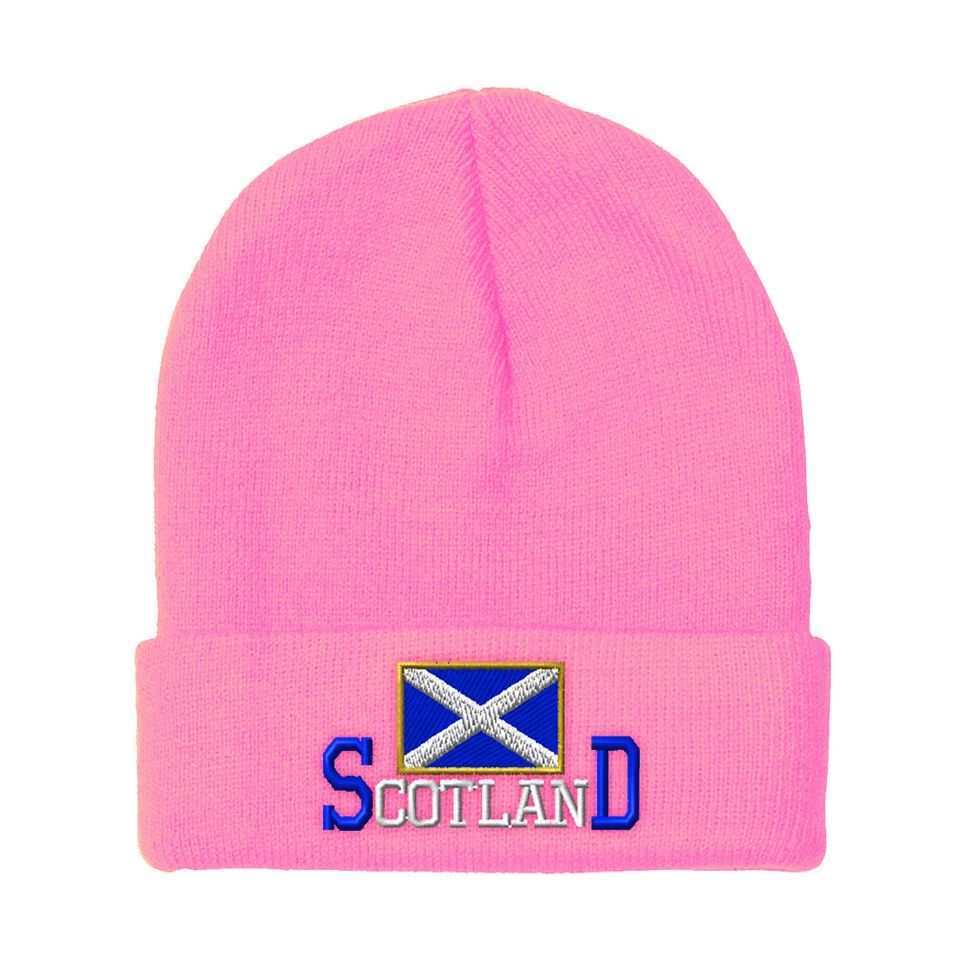 Gorros para Hombre Escocia Bandera País Escocés Bordado Acrílico Calavera Gorra Foto 1 de 1