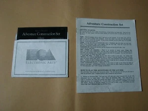 Adv Construct Set Commodore 5.25" Floppy Disk Software W/ Manual Tested Working - Picture 1 of 11