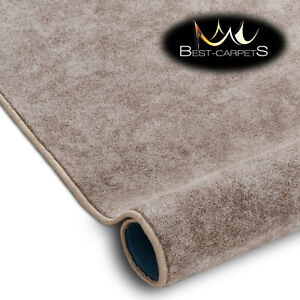 Best Carpets Hardwearing Soft SERENADE taupe Stain Resistant Stairs Rugs