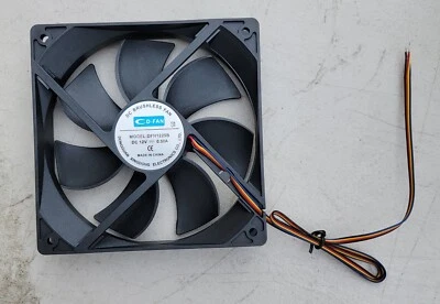 120mm DC Brushless Fan 12V 0.50A VARIABLE SPEED 4 Wire - Image 1 of 3