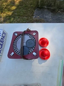 Vtg Air hockey blower and pucks and pushers - Picture 1 of 1