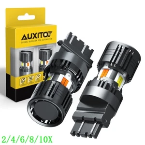 3157 Switchback LED Turn Signal Bulbs Light DRL 3457A 4157NA White Amber C 2/10x - Picture 1 of 31