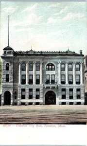 TAUNTON CITY HALL Taunton, Massachusetts MA UDB - Postal - Imagen 1 de 2