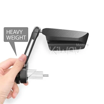 1x Barra izquierda espejo retrovisor LEAP negro pesado 7/8"-1 1/4" barra hueca se adapta a Suzuki Foto 1 de 4