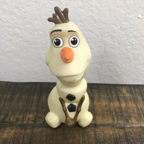 Disney Frozen Olaf Snowman Hard Plastic 6" Figure CAKE TOPPER Cover