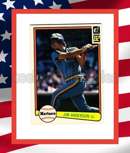 � 1982 DONRUSS MLB - #181 - Jim Anderson - Seattle Mariners � - Picture 1 of 2