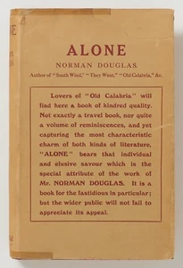 ALONE - Norman Douglas - Chapman & Hall, 1921 - Picture 1 of 12