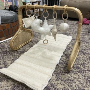 Rattan Play Gym Bundle - Picture 1 of 5