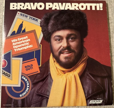Bravo Pavarotti! - LIVE Vinyl LP Pavarotti Opera London Records 1978 PAV 2001 - Image 1 of 4