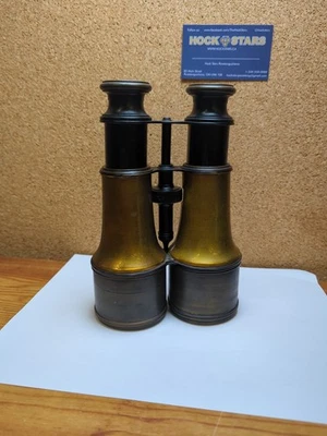 Antique nautical LeMaire Paris Brass Binoculars - Image 1 of 4