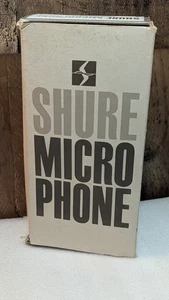 Shure Microphone 586SB-CN Unisphere Dynamic Low IMPEDANCE Microphone Vtg Audio - Picture 1 of 8
