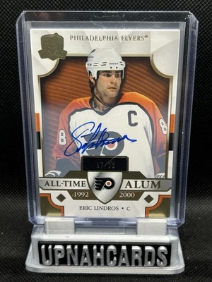 ERIC LINDROS 2022-23 The Cup /25 AUTO All-Time Alum UD 22/23 Upper Deck /25 - Image 1 of 2
