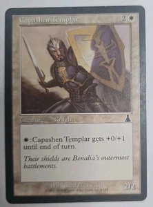 MTG Magic The Gathering Card Capashen Templar Creature Knight White Urza's Legac - Picture 1 of 2