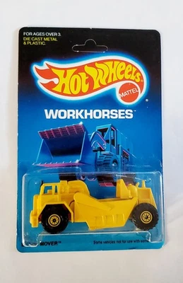 1987 年风火轮工作马黄猫地球移动器全新未打孔带专业盒 — 第 1/4 张图片