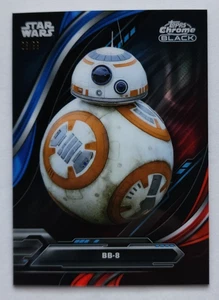 2024 Topps Chrome Black Star Wars BB-8 Blue Red Lava Refractor #/99 - Picture 1 of 2