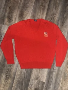 Vintage San Fransisco 49ers Garan Sweater Adult S Red Acrylic Made In USA 80s - Picture 1 of 16