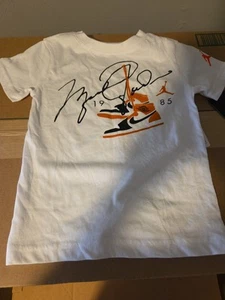 Boys Size Small Age 3-4 Years Air JORDAN Tshirt - Picture 1 of 5