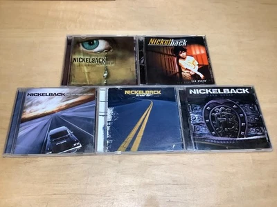 NICKELBACK 5 CD - Silver Side Up - The State - Right Reasons - Curb - Dark Horse Foto 1 de 4