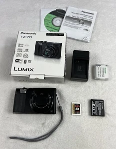 Cámara digital compacta Panasonic Lumix DMC-TZ70 12,1 MP 30x zoom óptico probado - Imagen 1 de 21