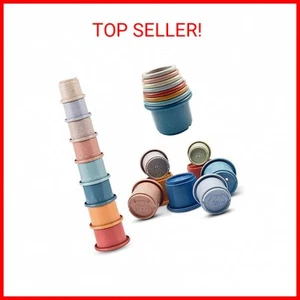 Baby Stacking Nesting Cups Toy, Montessori Toys for Toddlers 6+ Months - Picture 1 of 2